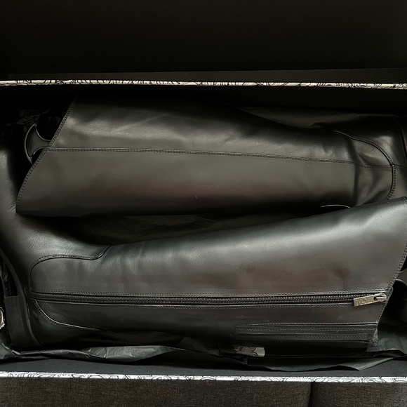 Ted&Muffy Huntsman Boots in Black Leather - Picture 1 of 10